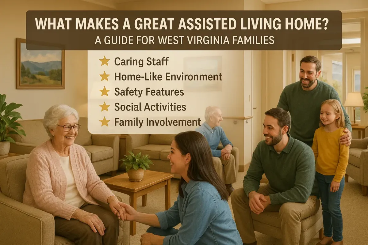 What Makes a Great Assisted Living Home? A Guide for West Virginia Families