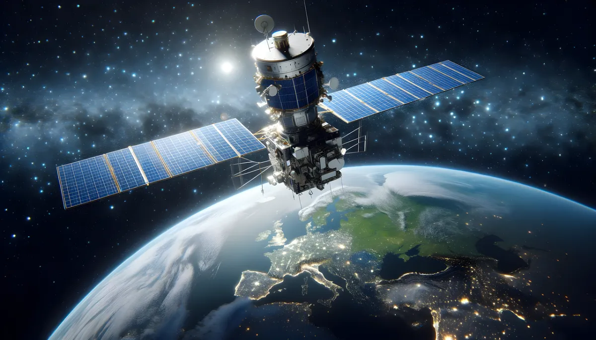 satellite in orbit