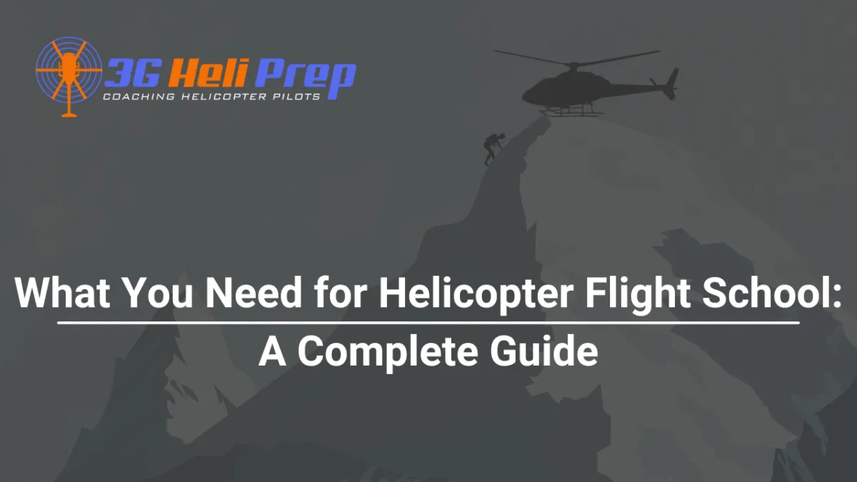 Recommended Items for learning to fly helicopters