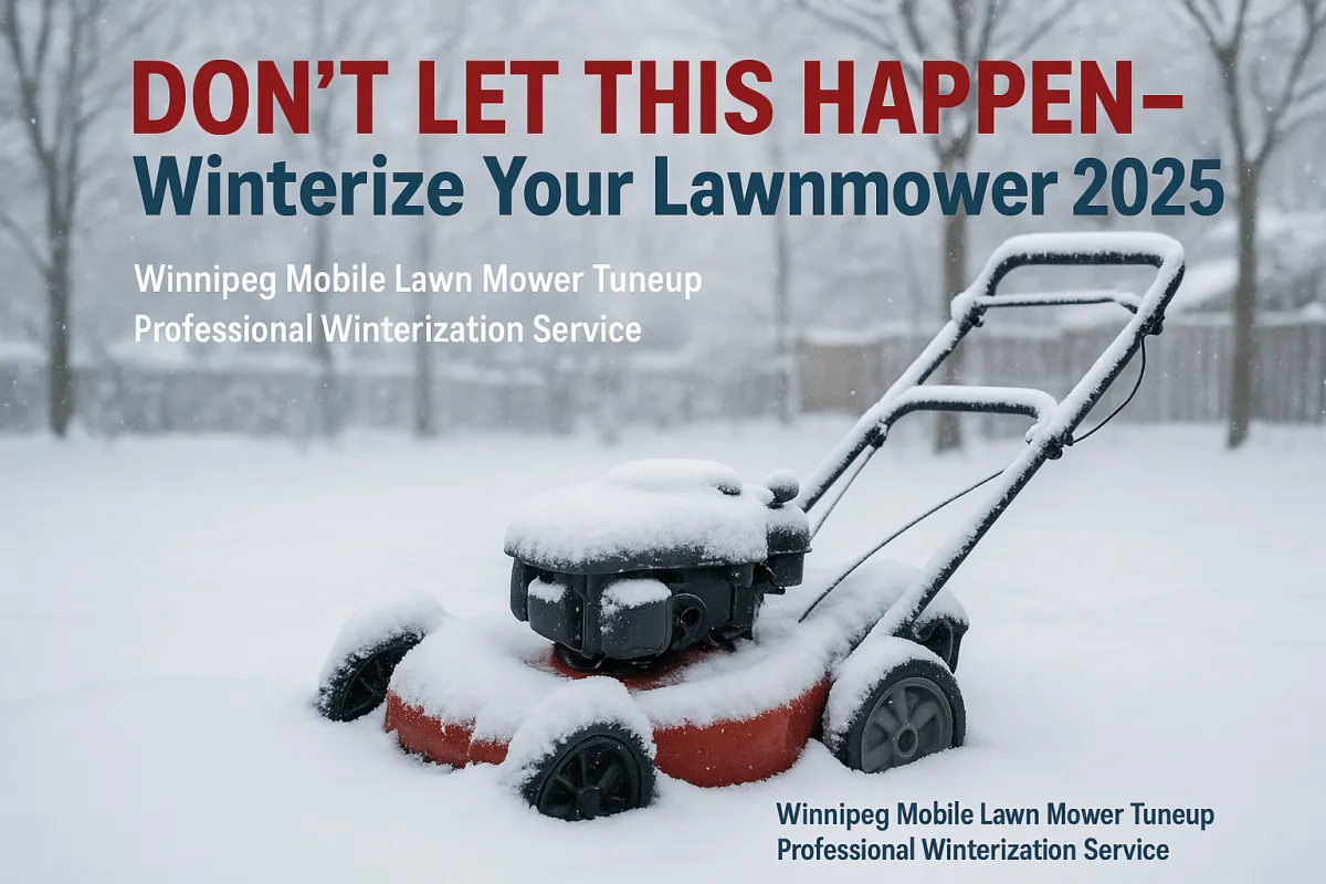 Winterize Lawnmower 2025: Winnipeg Expert Mobile Service