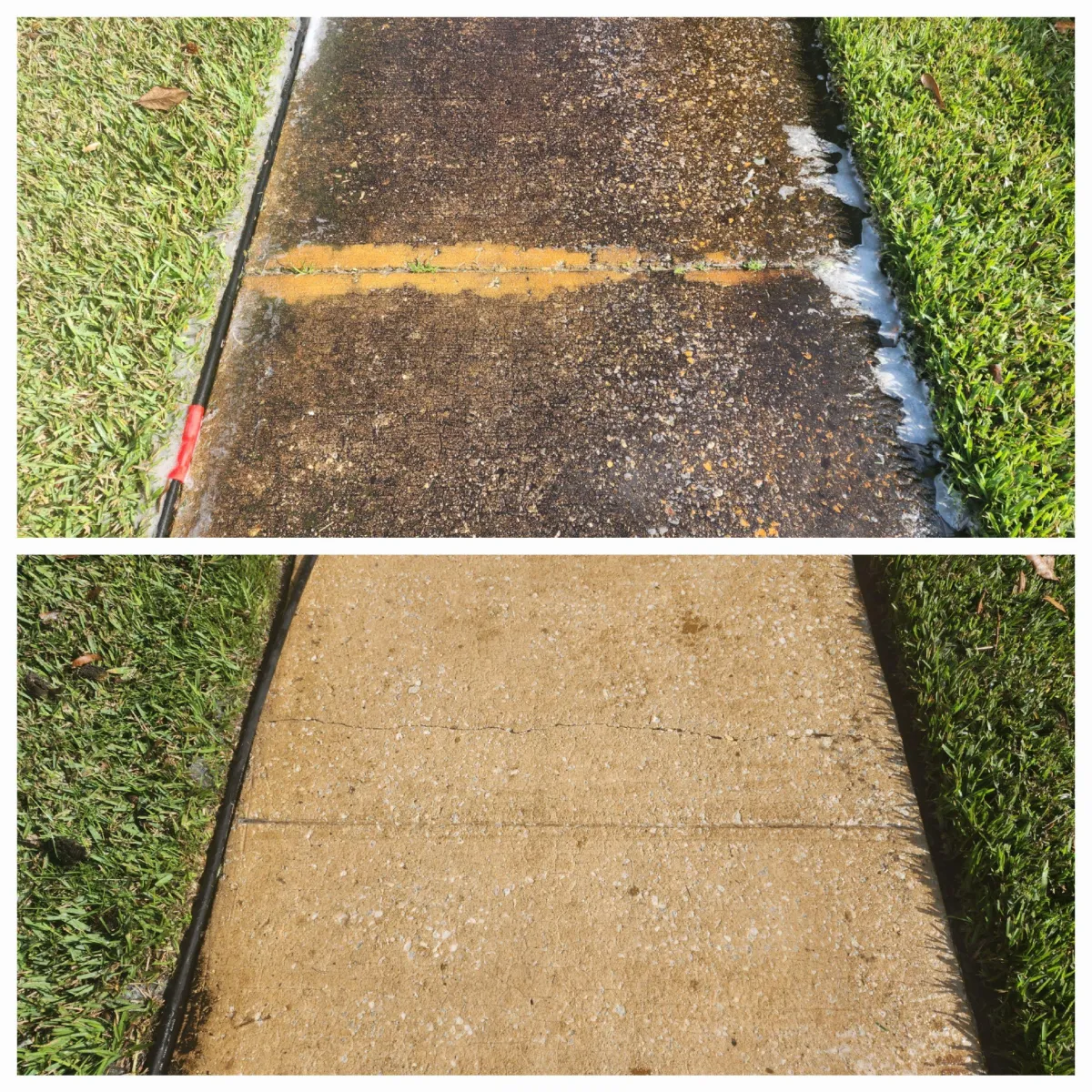 Before and after photo