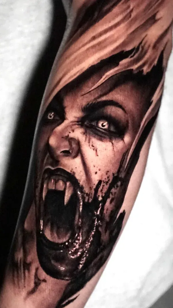 Professional tattoo by Mickey Schlick at Montana Tattoo Company in Missoula, MT.