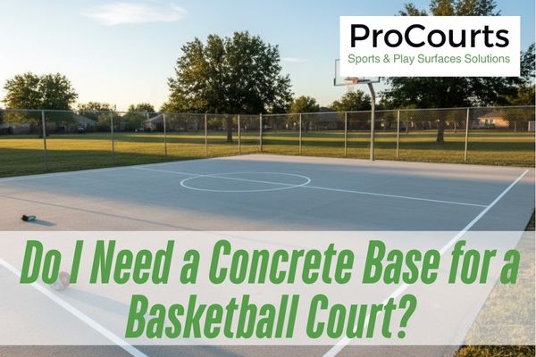 Do I Need a Concrete Base for a Basketball Court?