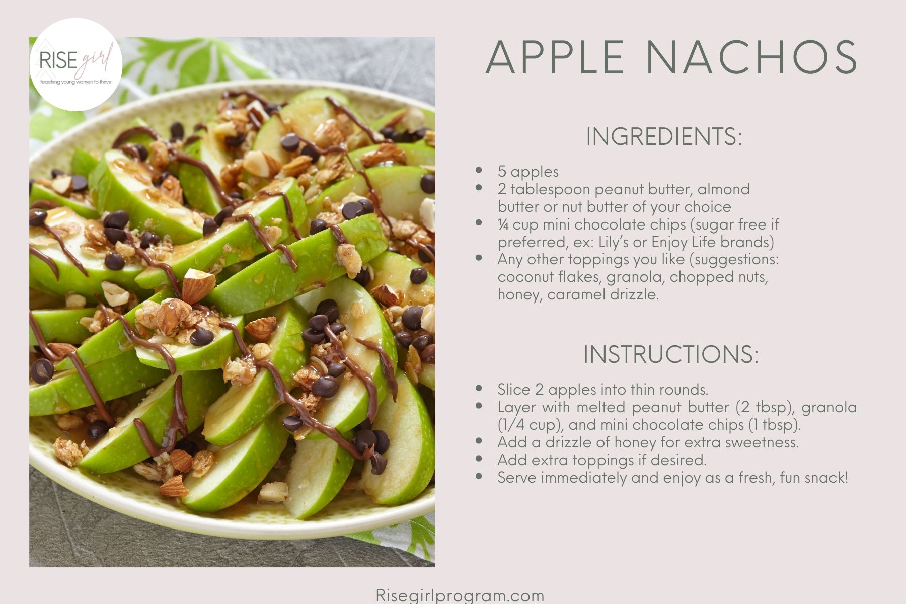 Recipe: Apple Nachos
