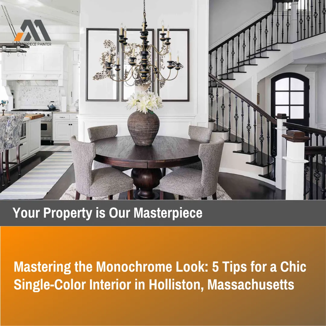 Mastering the Monochrome Look: 5 Tips for a Chic Single-Color Interior in Holliston, Massachusetts