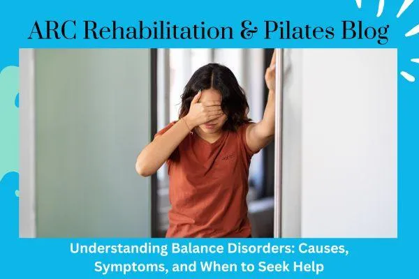 woman with balance disorders