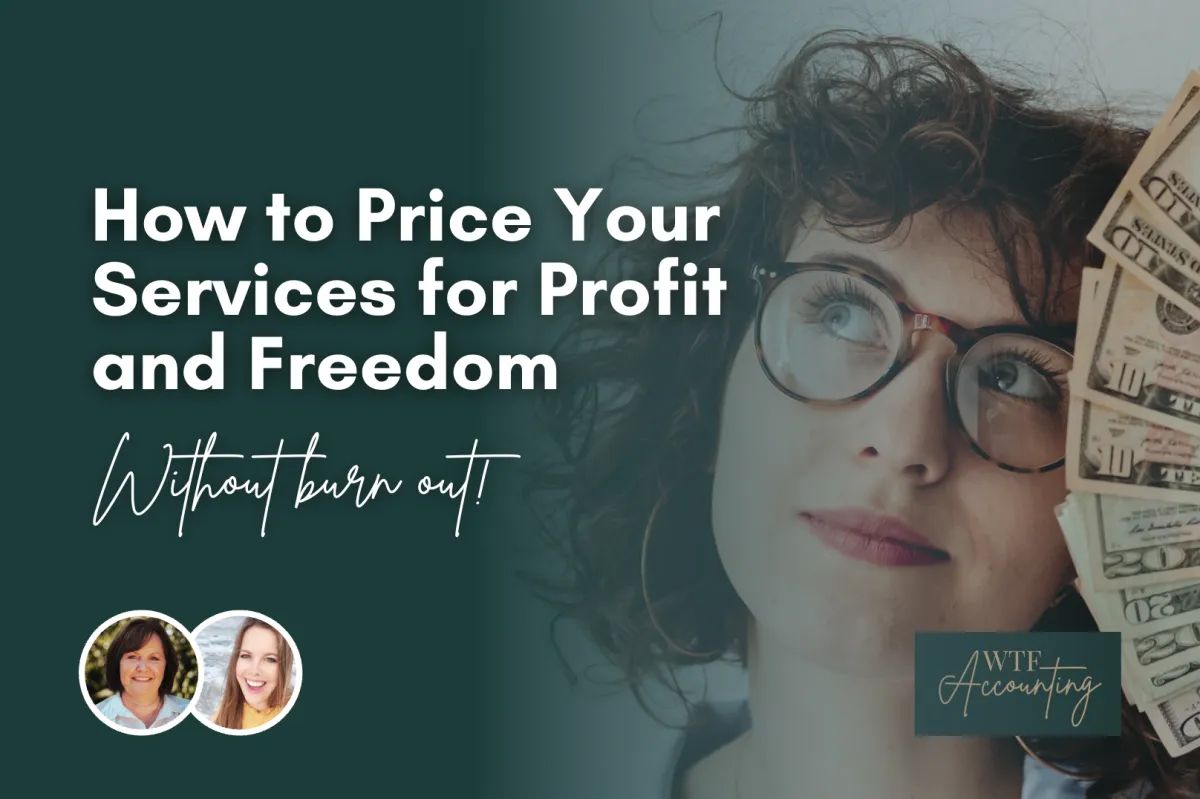 Small business owner calculating pricing for services