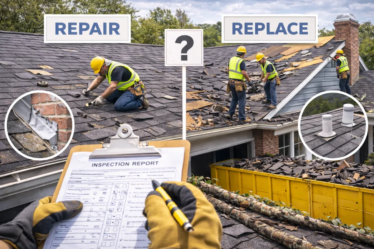 Roof Repair vs. Replacement in Georgia: How to Decide