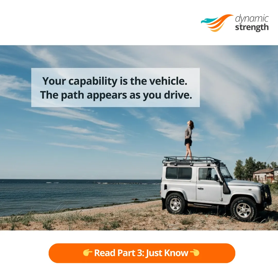 From Believing to Knowing: Why Your Vehicle Matters More Than Your Path