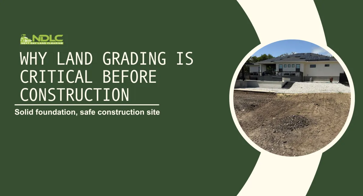 Why Land Grading is Critical Before Construction