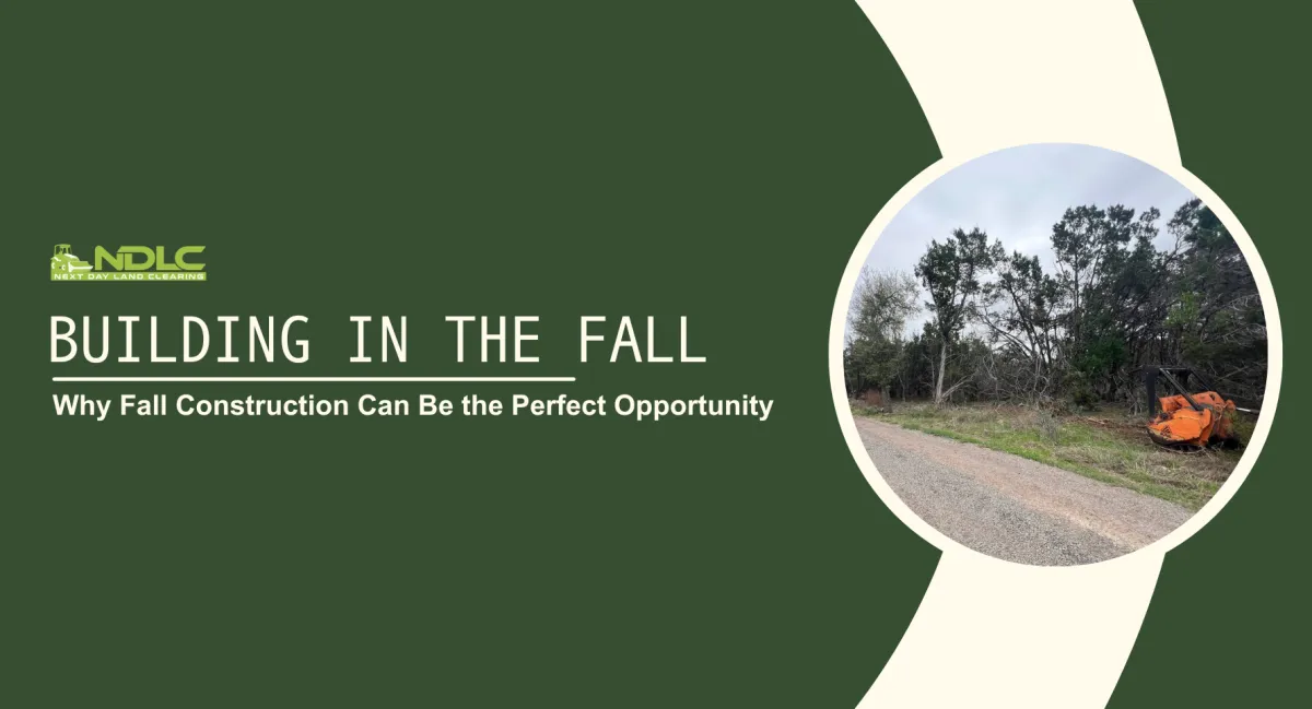 Building in the Fall? Site Prep for Smooth Construction