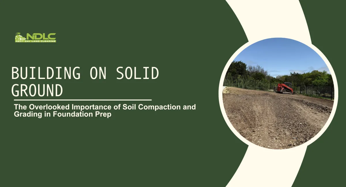 Building on Solid Ground: The Overlooked Importance of Soil Compaction and Grading in Foundation Prep