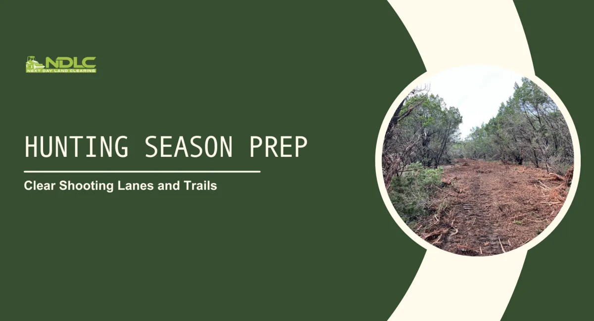 Hunting Season Prep: Clear Shooting Lanes and Trails
