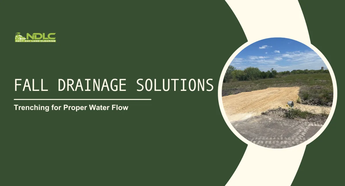 Fall Drainage Solutions