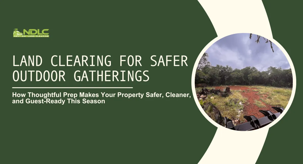 Land Clearing for Safer Outdoor Gatherings