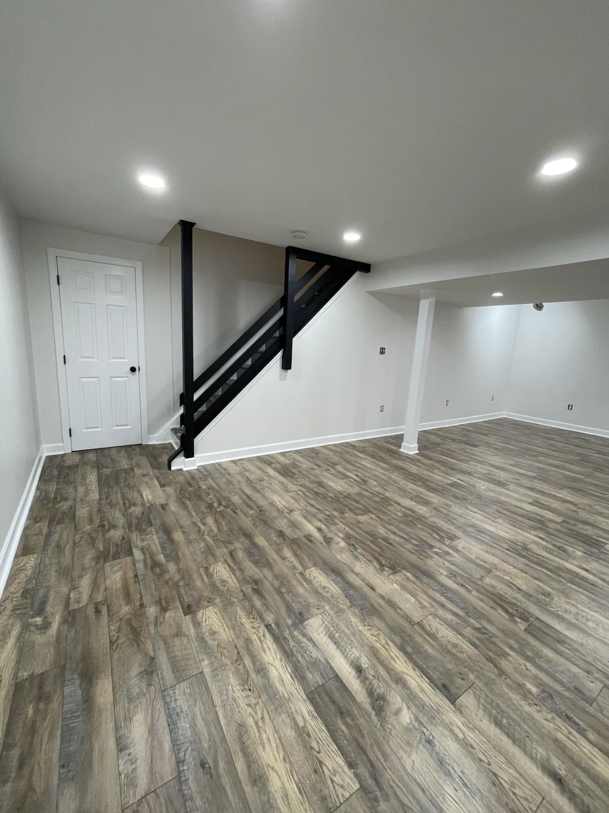 Gregory Martin Painting basement repaint in Bucks County Home