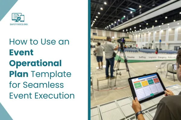 event operational plan template