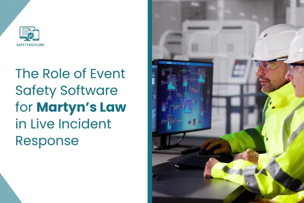 event safety software for Martyn’s Law