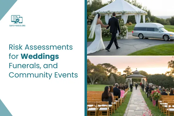 Discover why risk assessments are vital for weddings, funerals, and community events. Stay compliant, protect guests, and simplify planning.