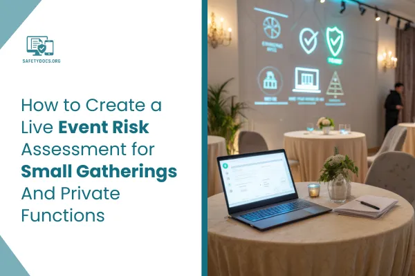How to Create a Live Event Risk Assessment for Small Gatherings and Private Functions