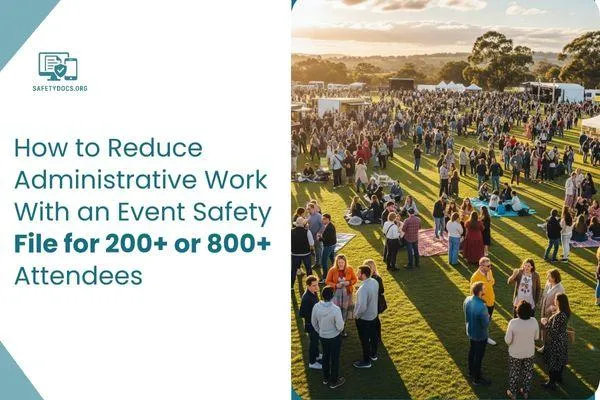 Event Safety File for 200+ or 800+ Attendees
