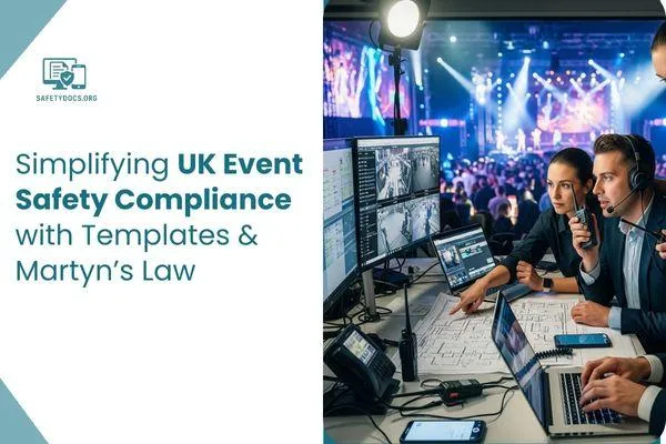 How Templates Simplify Compliance with UK Health & Safety and Martyn’s Law for Live Events