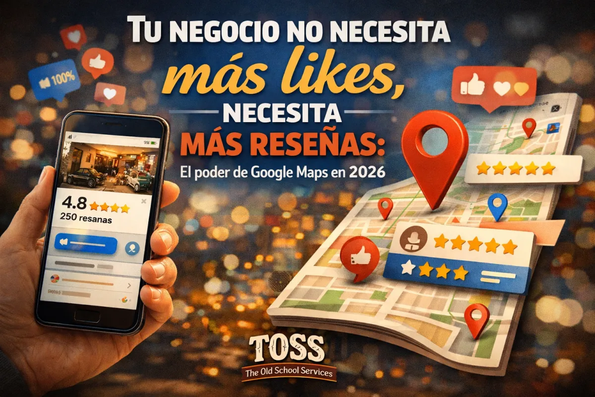 Tu negocio no necesita más likes, necesita más reseñas: el poder de Google Maps en 2026