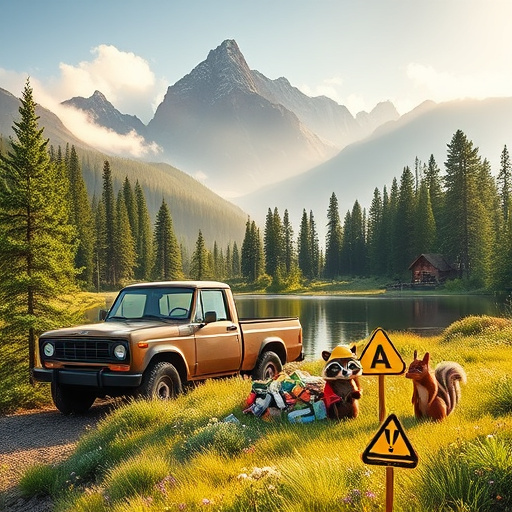 A vibrant blog cover image showcasing the theme “Hazmat Cleanup near Me in Toponas, Colorado.” The composition features a stylized, cubic landscape depicting Colorado's terrain with abstract interpretations of surrounding mountains and lush green forests. In the foreground, dynamic geometric shapes symbolize cleanup equipment, including protective suits and containment drums, scattered artistically. Whimsical animals peek from the cubist foliage, enhancing the theme of environmental awareness. The background transitions from soft blue to warm orange hues, representing a calming sunrise that evokes new beginnings in hazardous waste management. The color palette blends earthy greens and blues with bright yellow and red accents, illustrating the seriousness of the topic while conveying hope for an improved environment in Toponas, Colorado.