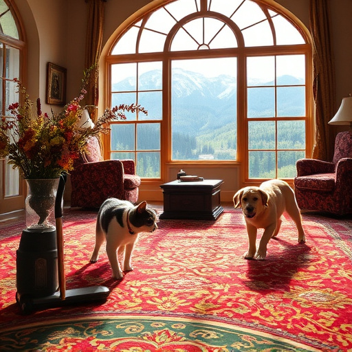 A vibrant PopArt cover image titled "Mold Removal near me in Oak Creek, Colorado." The artwork features bold, oversized illustrations of colorful mold spores juxtaposed against a whimsical representation of a cozy Colorado home, set against Oak Creek's lush landscapes and striking mountains. Cartoon-style clouds add to the playful atmosphere, while a sparkle effect enhances the home's inviting look. Whimsical brooms and cleaning supplies appear to dance around the mold, infusing humor into the theme of mold removal. The bright color palette includes lively greens, rich blues, and sunny yellows, evoking freshness and cleanliness. A friendly cartoon raccoon, dressed in a tiny cleaning apron, peeks from behind the house, adding quirky charm and strengthening community spirit. The overall mood is light-hearted and optimistic, encouraging action against mold while celebrating local pride in Oak Creek.