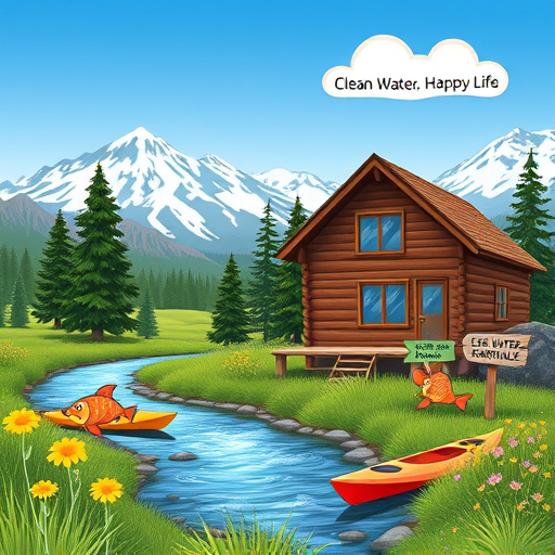 Alt Text: A captivating blog cover image for a water restoration company in Keystone, Colorado, depicting a Renaissance-style mountain landscape with lush pine trees, a shimmering lake, and a cascading waterfall. The scene features a vibrant blue sky with wisps of clouds, while the foreground showcases artistic representations of a vintage water pump, a detailed hose, and a wooden bucket, surrounded by wildflowers and smooth stones. Whimsical water droplets take on playful forms, adding charm to the serene environment. The color palette of rich earth tones, soft blues, and hints of olive green and amber creates a calming and professional vibe, reflecting the company's commitment to environmental preservation in the picturesque Colorado outdoors.