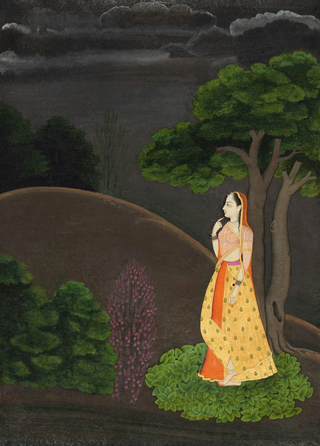 A lone figure seated in meditation at sunrise with no visible teacher, symbolizing self-inquiry, silence, and inner wisdom.