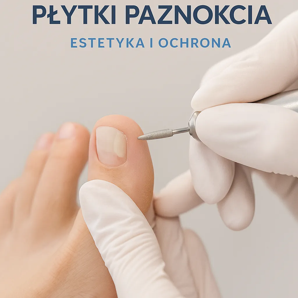Rekonstrukcja płytki paznokcia – zabieg estetyczno-ochronny w Klinice Zdrowych Stóp Płock