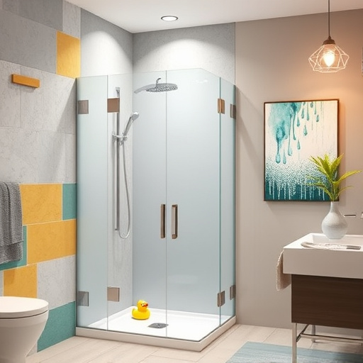 A beautifully remodeled bathroom vanity with a sleek, modern design featuring clean lines and a luxurious marble countertop. The vanity showcases minimalist matte black fixtures that contrast with soft, pale cabinetry. Playful accents include a quirky ceramic fish-shaped soap dispenser and a small potted succulent, adding personality to the space. The scene evokes a calm, refreshing ambiance, reminiscent of a serene spa, enhanced by whimsical elements like floating bubbles and watercolor splashes in the background. A soft-focus backdrop of muted pastel tiles complements the vanity's colors, while the color palette of soft whites, gentle blues, and earthy greens from the plants creates an inviting atmosphere. This fresh, modern composition is ideal for a blog cover image focused on home renovations and design inspiration.