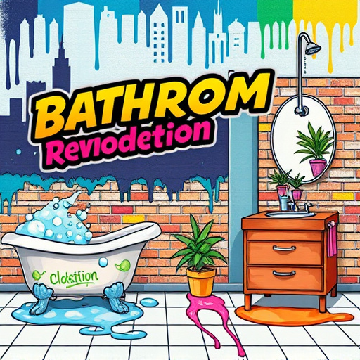 Alt text: A captivating blog cover image illustrating a trustworthy bathroom contractor in Berea, Kentucky. The image showcases an elegantly designed bathroom featuring a vintage clawfoot tub, intricate tile work, and natural stone counters, highlighting fine craftsmanship. Lush houseplants enhance the modern and classic decor, creating a serene atmosphere. A playful detail includes a rubber duck wearing a tiny construction helmet on the tub’s edge, symbolizing professionalism. The softly lit background reveals a tranquil view of Berea's greenery. The artwork is rendered in a High Renaissance style with warm earth tones, softened pastels, and gentle lighting, embodying reliability and serenity, and inviting readers to imagine their dream bathroom transformation.