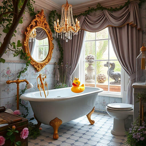 Alt text: A blog cover image titled 'Checklist for a successful bathroom renovation,' featuring an abstract design of a stylized bathroom layout with geometric shapes and lines. The centerpiece is a vibrant, colorful bathtub segmented into geometric patterns, surrounded by minimalist sinks, modern toilets, and sleek cabinets, all represented in playful, interconnected shapes. The image conveys a calm, refreshing ambiance of a serene oasis, accompanied by whimsical details such as stylized water waves cascading from a triangular faucet and quirky potted plants with geometric leaves. The background showcases a soothing gradient of soft greens and blues, enhanced by abstract tiled patterns in the corners, exemplifying contemporary bathroom aesthetics. The art style 'Geometric Abstraction' employs a pastel color palette that is vibrant yet gentle, inviting readers to explore bathroom renovation ideas with excitement.