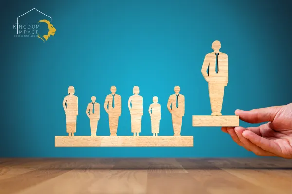 Successful team leader, coach motivation concept