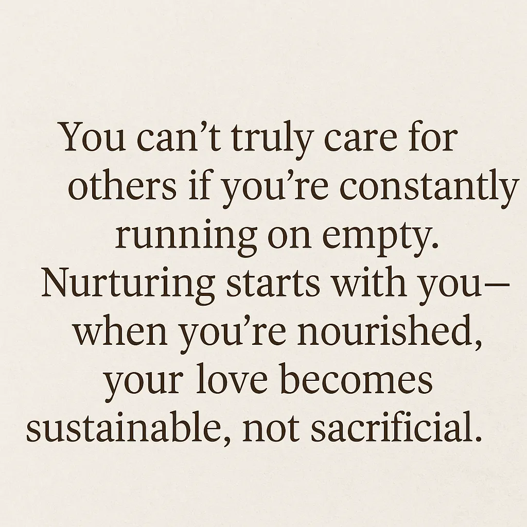 self-care for moms  mom burnout recovery  sustainable motherhood  nurturing without self-sacrifice  emotional wellness for mothers  motherhood and self-care  signs of burnout in moms  how to stop overgiving  self-love in motherhood  filling your own cup first