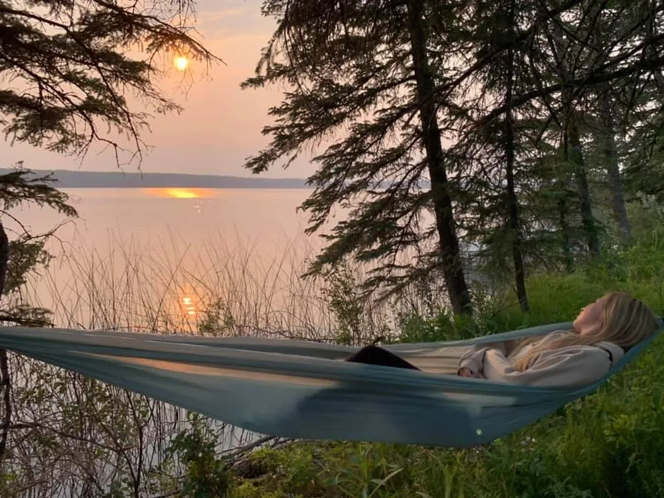 Hammock in the backcountry