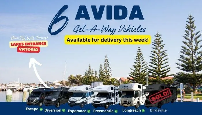 New Avida Motorhomes For Sale Now