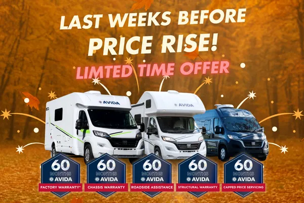Thinking About Buying A New Avida Motorhome? Lock in Today’s Price Before the Next Rise