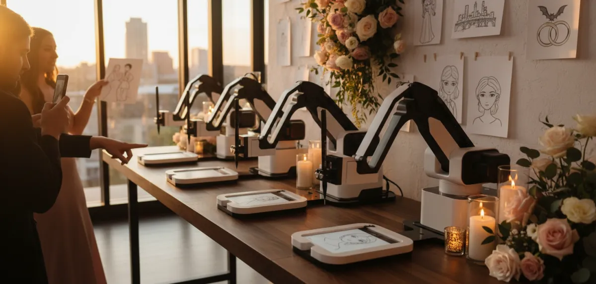 How Draw Me Bot Makes Weddings Unforgettable in Austin | Draw Me Bot