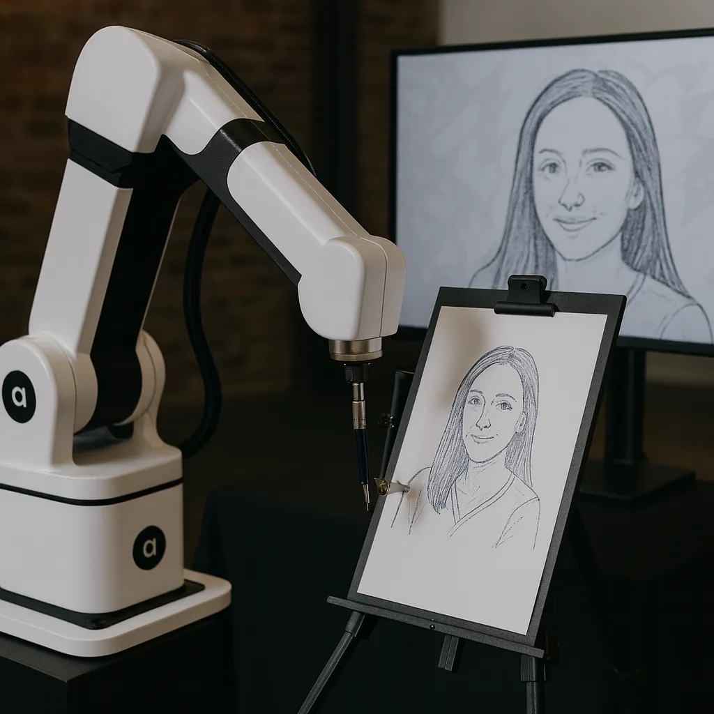Behind the Scenes: How a Robotic Sketch Arm Creates Art in Minutes | Draw Me Bot