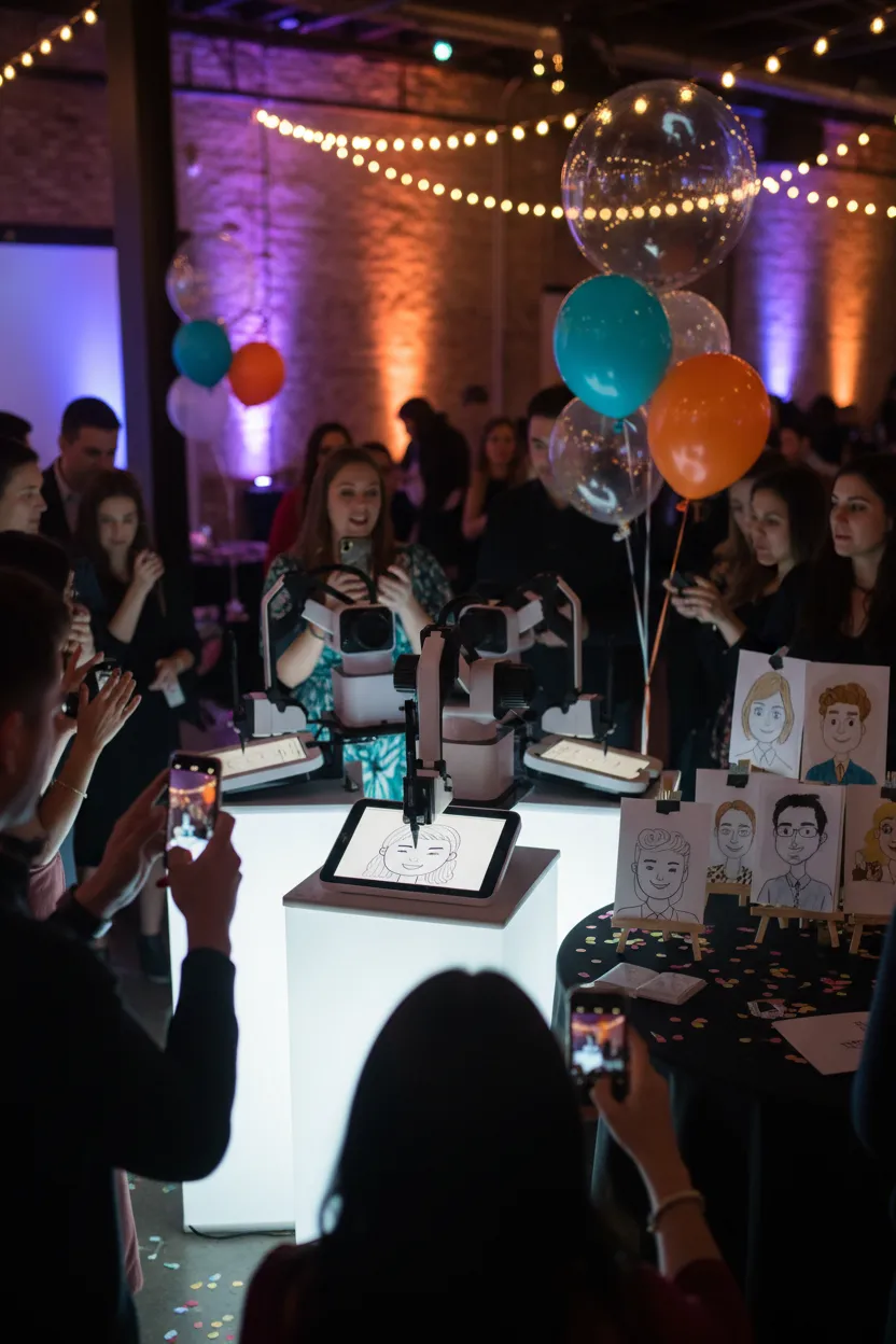 Birthday Parties, Graduations, and Anniversaries: Adding a Creative Twist with Sketches |  Draw Me Bot Events