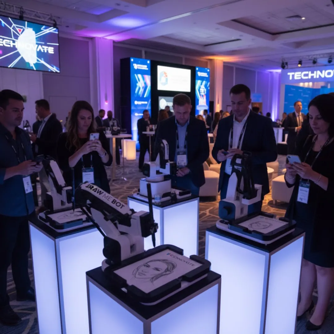 Corporate Events in Austin: Engage Guests with Something They’ve Never Seen | Draw Me Bot Events 