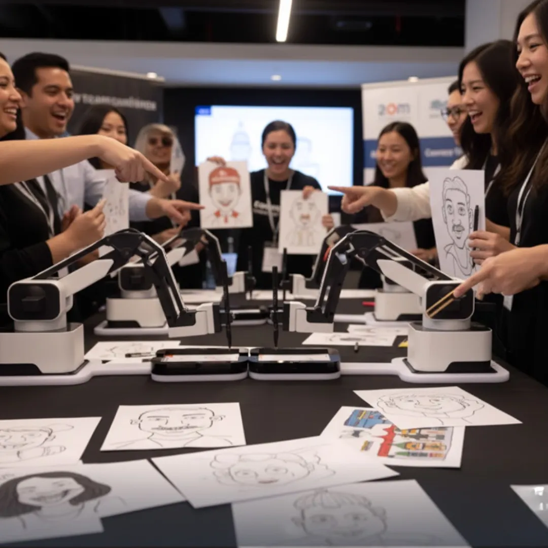 How Sketch Bots Create Memorable Team-Building Experiences | Draw Me Bot Events 