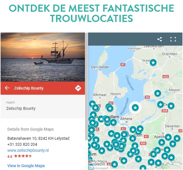 Award voor mooiste trouwlocatie van Nederland