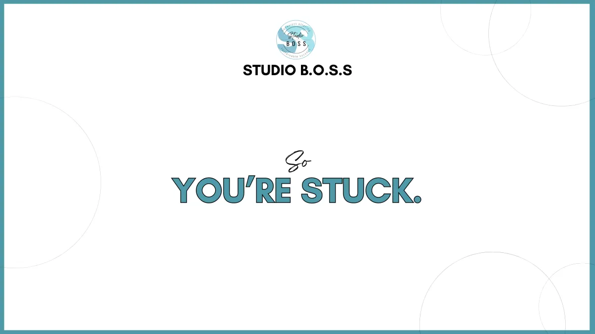 Image: So, you're stuck.