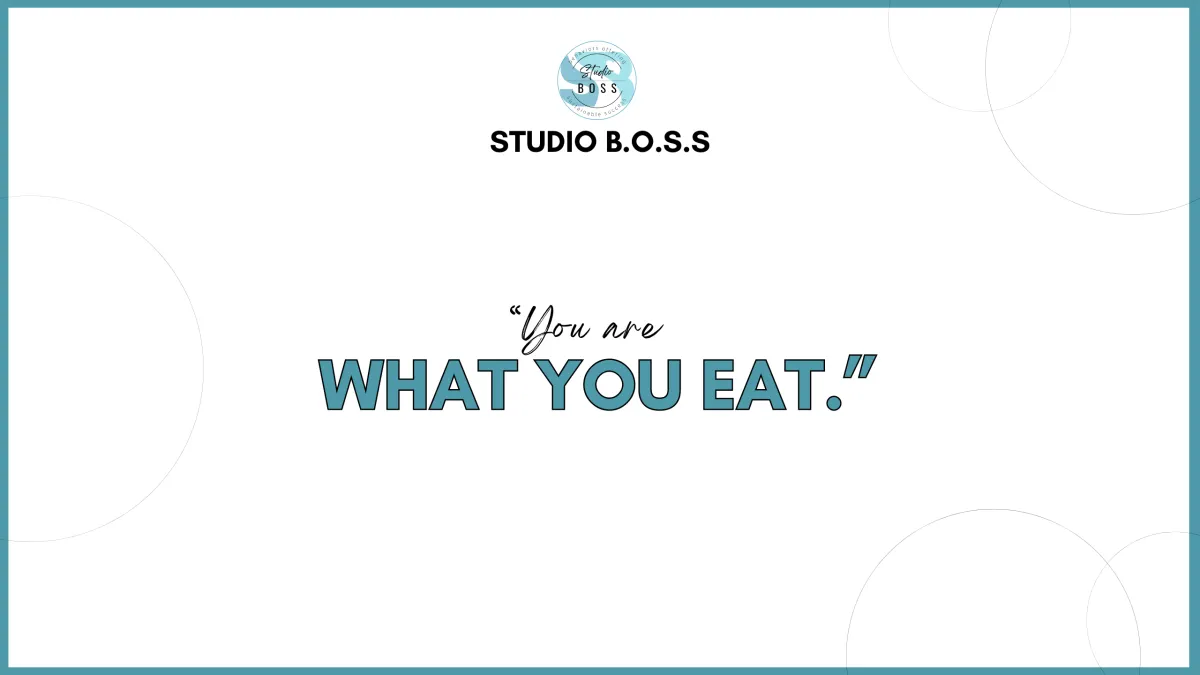 Image: “You are what you eat.”