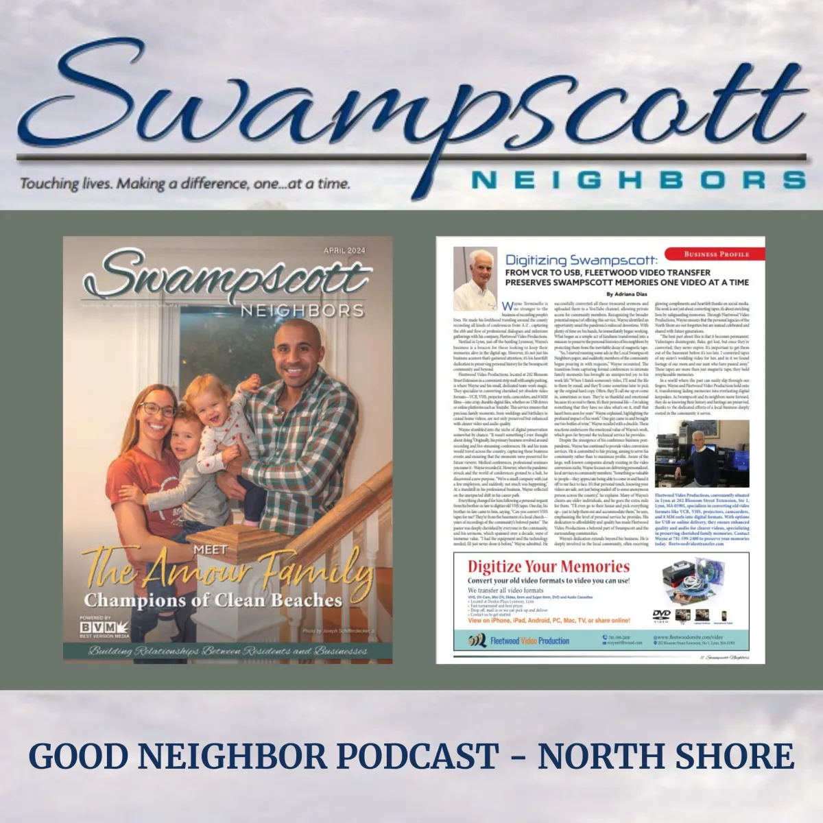Digitizing Swampscott: From VCR to USB, Fleetwood Video Transfer preserves Swampscott memories one video at a time