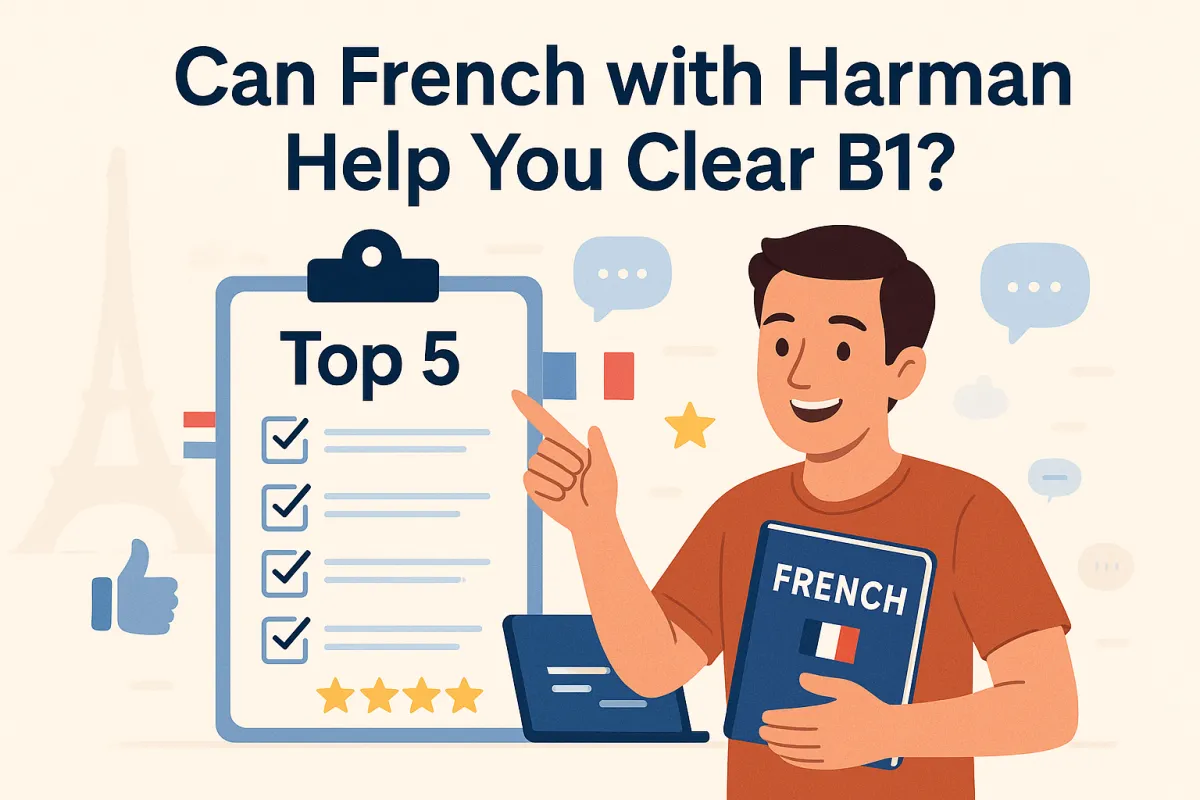 Can French with Harman Help You Clear B1?